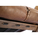 Двухместный диван Duncan винтажная коричневая кожа варинант исполнения - 3 | Loft Concept в Тюмени