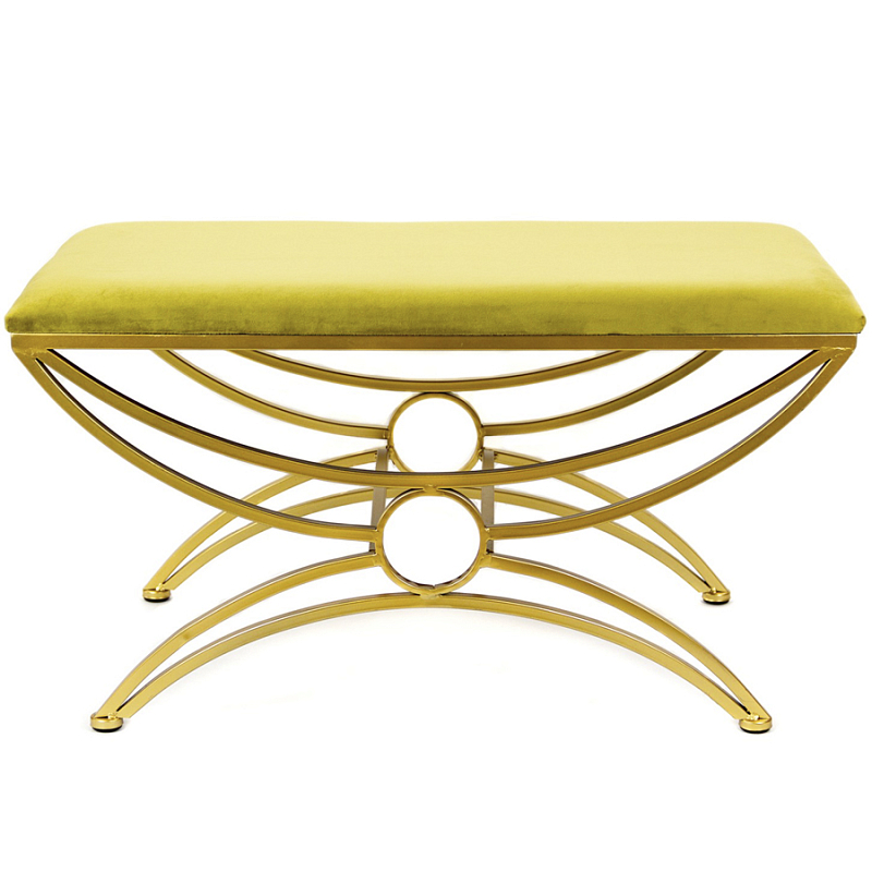 Пуф Art Deco Shapes Yellow Желтый Золотой Пуф Art Deco Shapes Yellow Желтый Золотой в Тюмени | Loft Concept