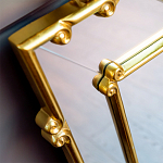 Зеркало прямоугольное Golden Classic Ornament Mirror варинант исполнения - 3 | Loft Concept в Тюмени