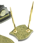 Настольный письменный набор из змеевика из 7-ми элементов Successful Leader варинант исполнения - 8 | Loft Concept в Тюмени