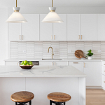 Подвесной светильник с белым стеклянным конусным плафоном Alora Mood варинант исполнения - 13 | Loft Concept в Тюмени