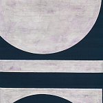 Обои ручная роспись в стиле Арт-деко Assemblage Aluminium Leaf with désargenter pearlescent antiquing варинант исполнения - 2 | Loft Concept в Тюмени