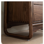 Вешалка деревянная с 2- мя ящиками Moon Walnut Furniture варинант исполнения - 10 | Loft Concept в Тюмени