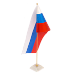 Флагшток на подставке из натурального камня Stone Flagpole варинант исполнения - 1 | Loft Concept в Тюмени