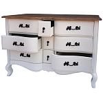 Комод бежевый в стиле Прованс Montmartre Provence Beige Wide варинант исполнения - 5 | Loft Concept в Тюмени