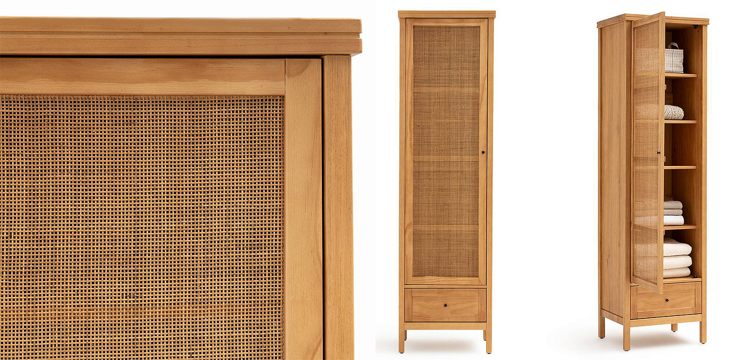 Шкаф Niels Wicker Cupboard Шкаф Niels Wicker Cupboard - Loft-Concept в Тюмени