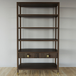 Стеллаж с двумя ящиками Elsa Dreams Walnut варинант исполнения - 4 | Loft Concept в Тюмени