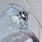 Люстра каскадная с 9-ю разноцветными стеклянными плафонами Kaleido варинант исполнения - 11 | Loft Concept в Тюмени