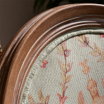 Барный стул из массива бука светло-зеленый с растительным орнаментом Raffael Angel Green Bar stool варинант исполнения - 4 | Loft Concept в Тюмени