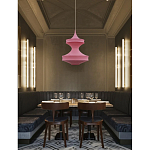 Подвесной вязаный розовый светильник «Моника» варинант исполнения - 2 | Loft Concept в Тюмени