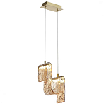 Подвесной светильник волнистой формы из фактурного стекла Wave варинант исполнения - 3 | Loft Concept в Тюмени