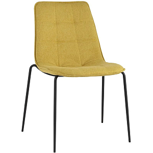 Стул Ненси Желтый Цвет Ткань Рогожка