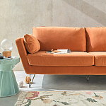 Приставной стол из керамики Manufacto Gray-green варинант исполнения - 5 | Loft Concept в Тюмени