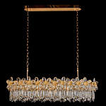 Люстра с декоративными элементами в виде крупных хрустальных цветов Palace Gardens варинант исполнения - 2 | Loft Concept в Тюмени