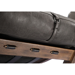 Кресло Duncan винтажная черная кожа варинант исполнения - 4 | Loft Concept в Тюмени