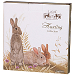 Тарелка закусочная из фарфора с изображением собаки Hunting Porcelain Collection варинант исполнения - 2 | Loft Concept в Тюмени