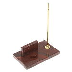 Подставка для телефона с ручкой из натурального камня креноид Natural Stone Stand варинант исполнения - 1 | Loft Concept в Тюмени