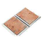 Портсигар с газовой зажигалкой из натурального камня Пегматит Stone Cigarettes Cases варинант исполнения - 5 | Loft Concept в Тюмени