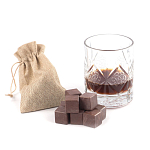 Камни для охлаждения виски из красного лемезита Natural Stone Cube варинант исполнения - 6 | Loft Concept в Тюмени