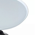 Кофейный столик с круглой столешницей и мраморным основанием Steel Reliability варинант исполнения - 4 | Loft Concept в Тюмени