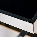 Столик журнальный квадратный с основанием в оттенках хром и золото Harmony Color and Shapes варинант исполнения - 2 | Loft Concept в Тюмени