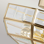 Потолочный светильник шестигранной формы с прозрачными стеклянным плафоном Elstead Lighting варинант исполнения - 12 | Loft Concept в Тюмени