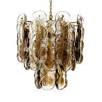 Люстра из круглых стеклянных элементов Vienna варинант исполнения - 1 | Loft Concept в Тюмени