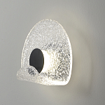 Бра из текстурированного прозрачного стекла с изогнутым краем Textured Glass  варинант исполнения - 2 | Loft Concept в Тюмени