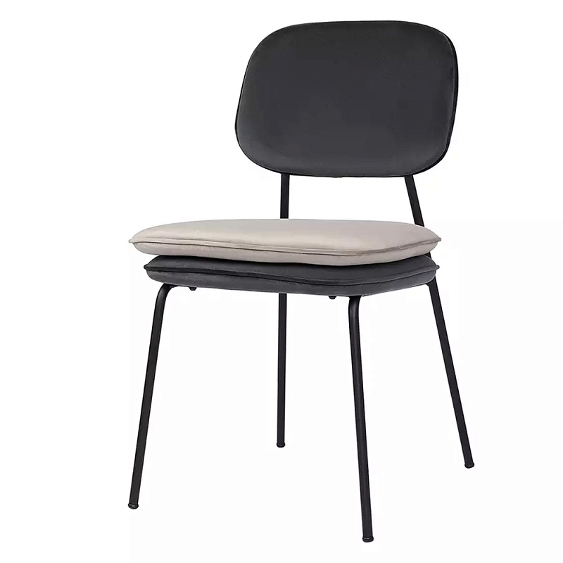 Стул с мягкой обивкой из велюра Soft Velor Chair Мульти Бежевый Стул с мягкой обивкой из велюра Soft Velor Chair Мульти Бежевый в Тюмени | Loft Concept