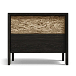 Тумба 2 ящика с подсветкой на рельефном фасаде Warm Industrial варинант исполнения - 1 | Loft Concept в Тюмени