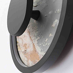 Бра круглое светодиодное с черной рамкой Stone Circle варинант исполнения - 3 | Loft Concept в Тюмени