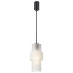 Подвесной светильник со стеклянным рифленым плафоном цилиндрической формы Eliara 13 варинант исполнения - 6 | Loft Concept в Тюмени