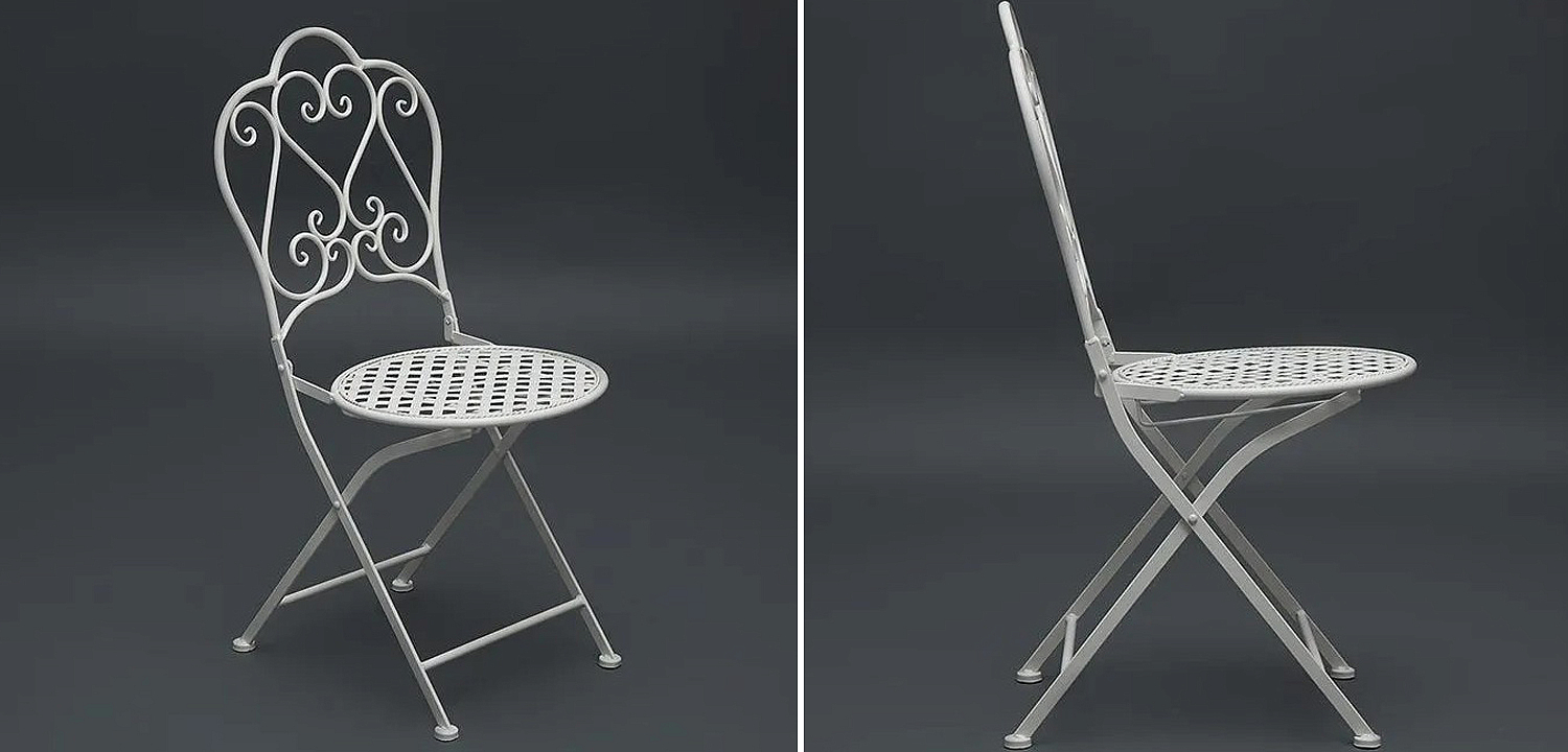 Стул Forged Patterns Love White Стул Forged Patterns Love White - Loft-Concept в Тюмени
