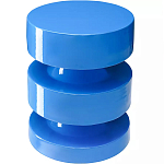 Столик приставной фигурный синий Curly Blue Table варинант исполнения - 1 | Loft Concept в Тюмени