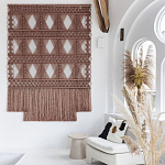 Панно Макраме коричневый цвет  варинант исполнения - 2 | Loft Concept в Тюмени