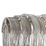 Люстра подвесная с металлическими цепочками и изогнутыми металлическими дугами 72 см Atlantis Chain варинант исполнения - 9 | Loft Concept в Тюмени