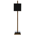 Настольная лампа прямоугольная с черным абажуром Strictness of Forms варинант исполнения - 3 | Loft Concept в Тюмени