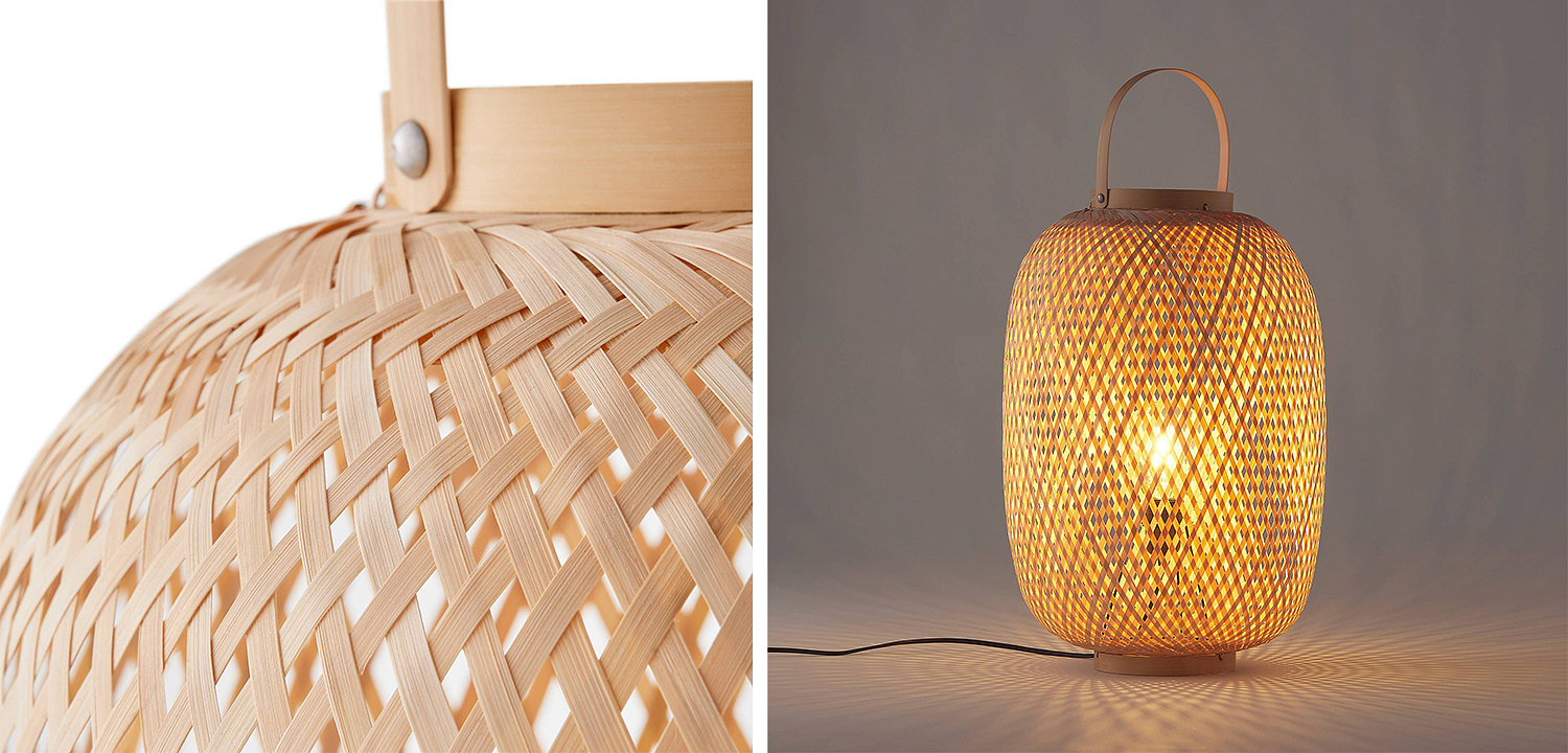 Настольная лампа Lantern Wicker Table lamp Настольная лампа Lantern Wicker Table lamp - Loft-Concept в Тюмени