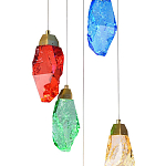 Потолочный светильник с пятью цветными плафонами Soar Colorful Lamp варинант исполнения - 4 | Loft Concept в Тюмени