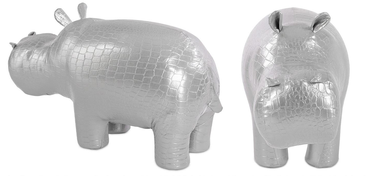 Пуф Бегемот Poof Hippo silver Пуф Бегемот Poof Hippo silver - Loft-Concept в Тюмени