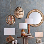 Подвесной светильник с каскадом из круглых декоративных элементов Texture Discs варинант исполнения - 3 | Loft Concept в Тюмени