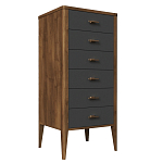 Комод из массива бука с 6-ю ящиками Tasteful Furniture варинант исполнения - 1 | Loft Concept в Тюмени