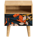 Прикроватная тумба с изображением на ящике Elise Nightstand варинант исполнения - 9 | Loft Concept в Тюмени