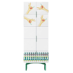 Тумба белая с рисунком Tall Forest Ok White варинант исполнения - 1 | Loft Concept в Тюмени