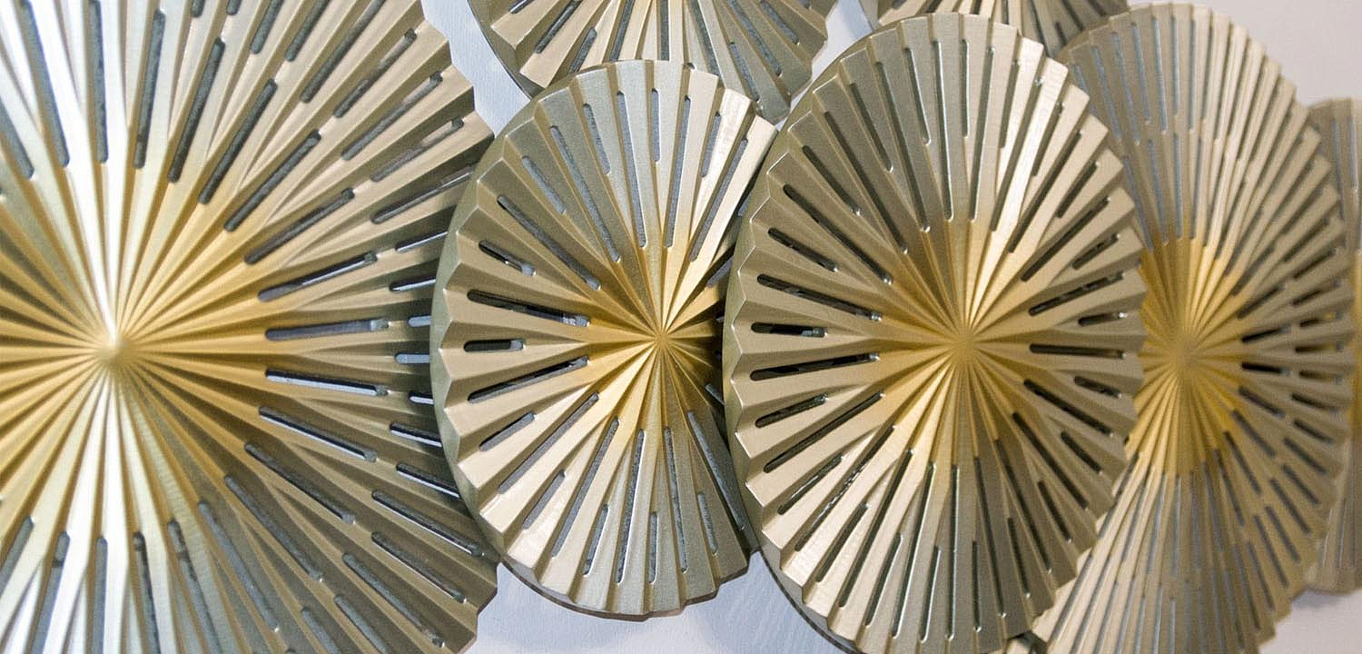 Арт-объект Apollo Gold and Silver Wall Plaque Disc gap 9 Арт-объект Apollo Gold and Silver Wall Plaque Disc gap 9 - Loft-Concept в Тюмени