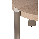 Столик журнальный круглый со светлым шпоном Light Veneer Table варинант исполнения - 6 | Loft Concept в Тюмени