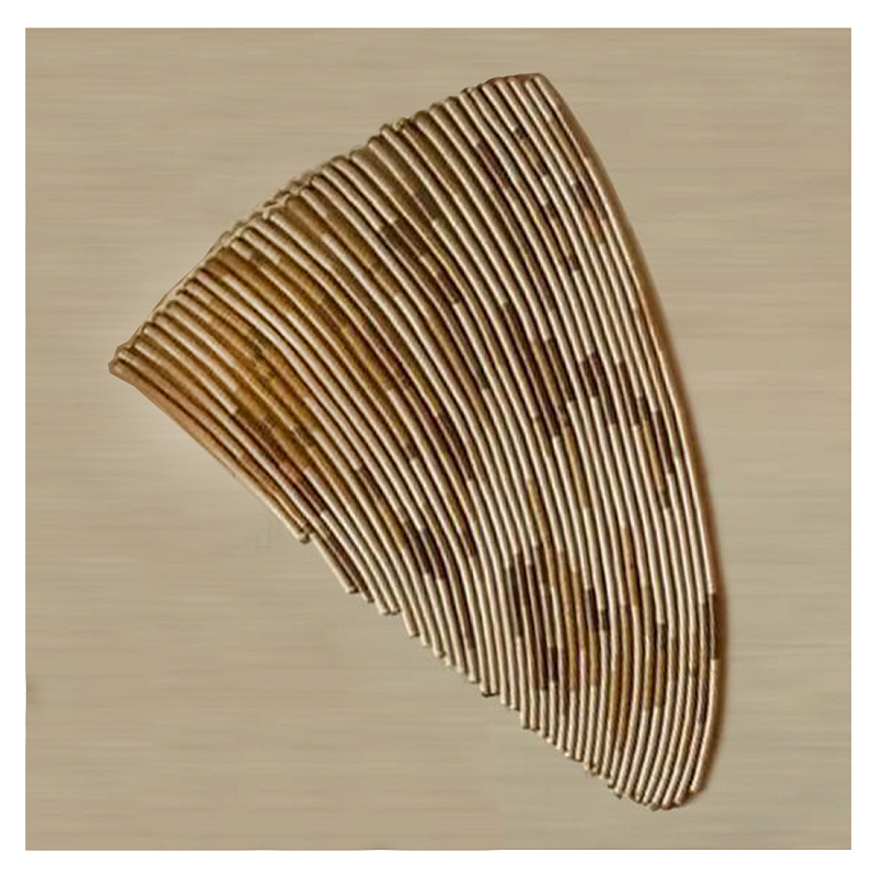 Декор настенный в Эко стиле рафия Malibu wall panel Коричневый Бежевый в Тюмени | Loft Concept 