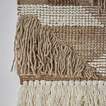 Панно из шерсти и хлопка с узором Beige Calista Cascade варинант исполнения - 7 | Loft Concept в Тюмени