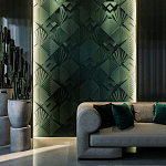 Гипсовая 3D Панель D-03 варинант исполнения - 1 | Loft Concept в Тюмени