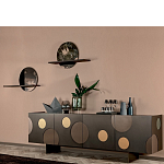 Дизайнерский комод с декором в виде круглых элементов на фасаде Matisse варинант исполнения - 4 | Loft Concept в Тюмени